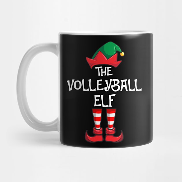 Volleyball Elf Matching Family Christmas Sporty by hazlleylyavlda